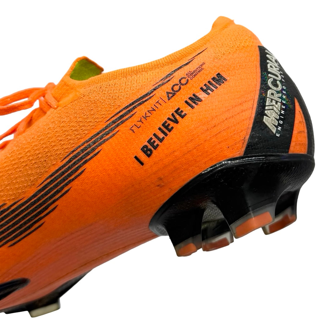 Romelu Lukaku Training Worn Nike Mercurial Vapor 12 Elite - 2017/18