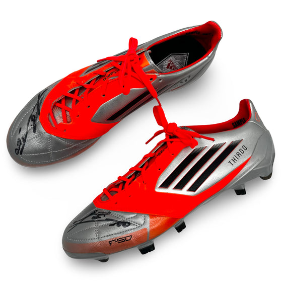 Lionel Messi | Match-Worn Boots | Photo-Matched | Dual Hand-Signed | 2012/13 | Barcelona | Record-Breaking 91 Goal Year