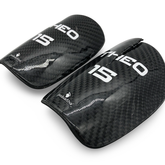 Theo Hernández Match Worn Podoactiva Shin Pads 2017/18