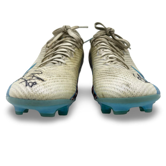 Bruno Fernandes Match Worn, 4 Goals Scored, Photo-Matched, Dual Signed, MUFC COA Nike Mercurial Vapor 15 Elite - 2022/23