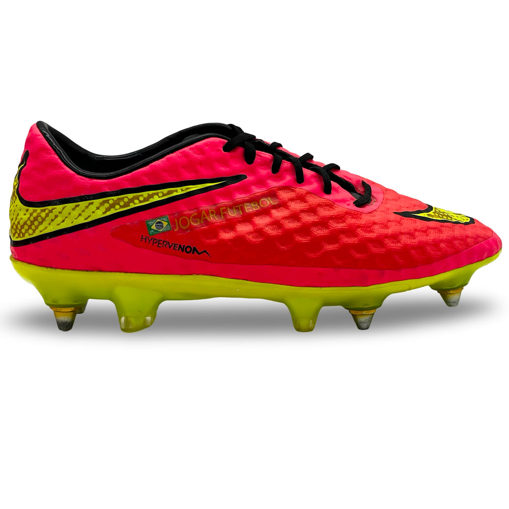 Bernard Duarte Partido desgastado Nike Hypervenom Phantom 2014 Copa Mundial de la FIFA