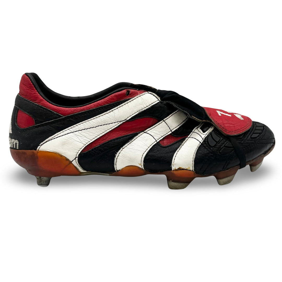 David Beckham Match Worn, Photo-Matched Adidas Predator Accelerator - 1997/98 & 1998/99 Treble Season