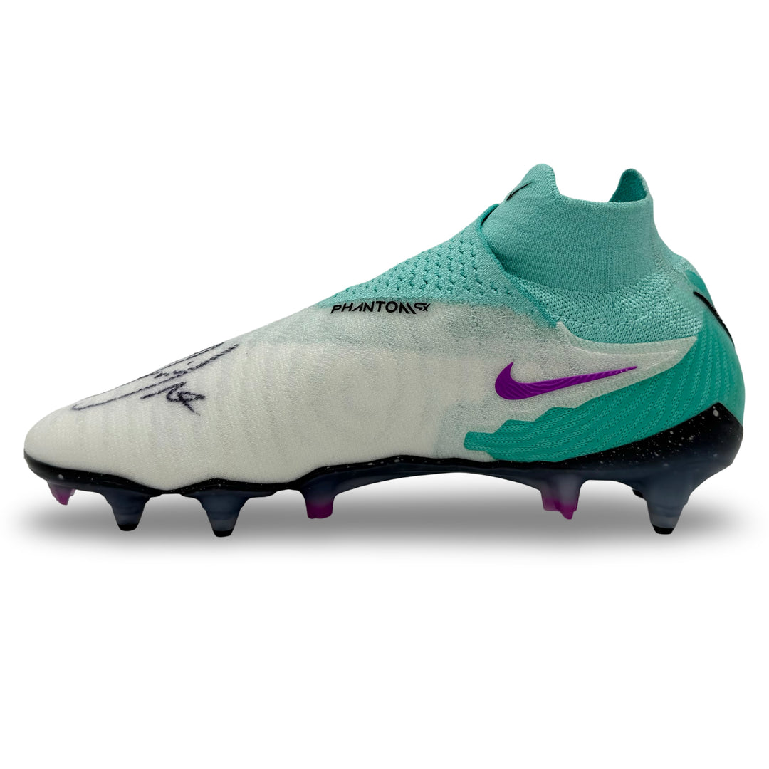 Kevin De Bruyne Match Issued, Dual Signed Nike Phantom GX Elite - 2023/24 4-In-A-Row Season