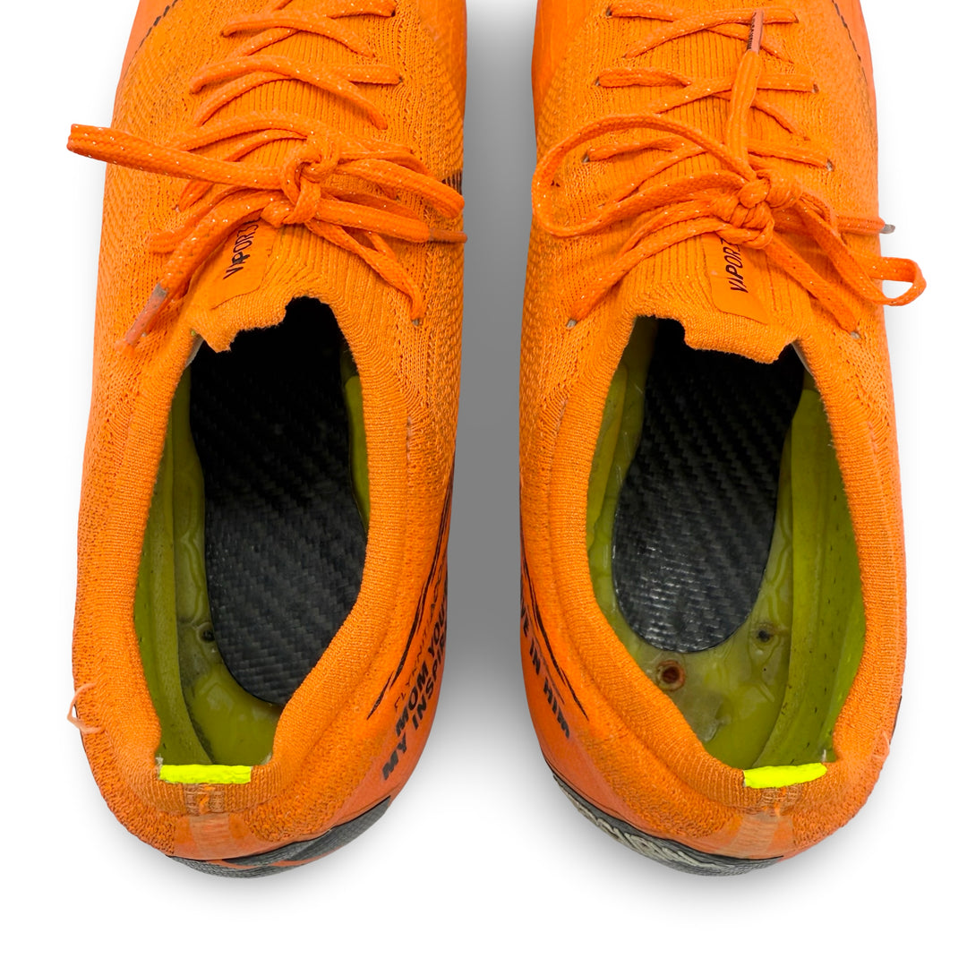 Romelu Lukaku Training Worn Nike Mercurial Vapor 12 Elite - 2017/18