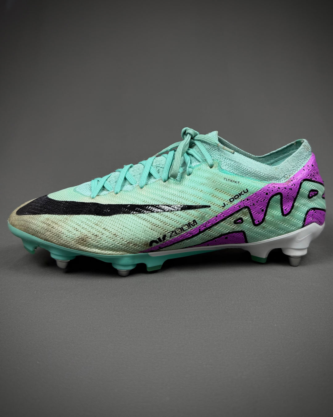 Jérémy Doku | Match-Worn Boots | 2023/24 | Premier League Assist Record | 2 Goals | 4 Assists | Manchester City