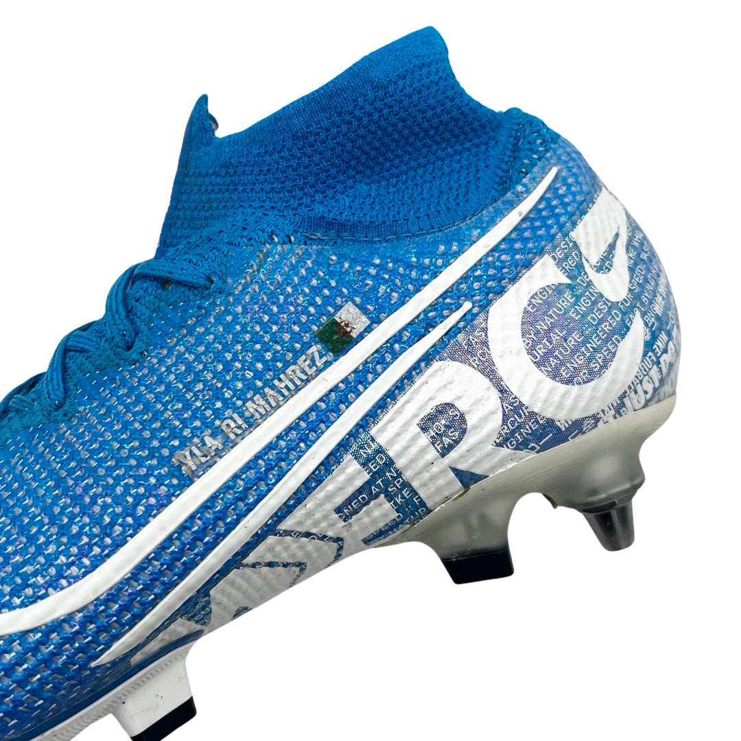 Riyad Mahrez Match Worn Nike Mercurial Superfly 7 Elite 2019/20