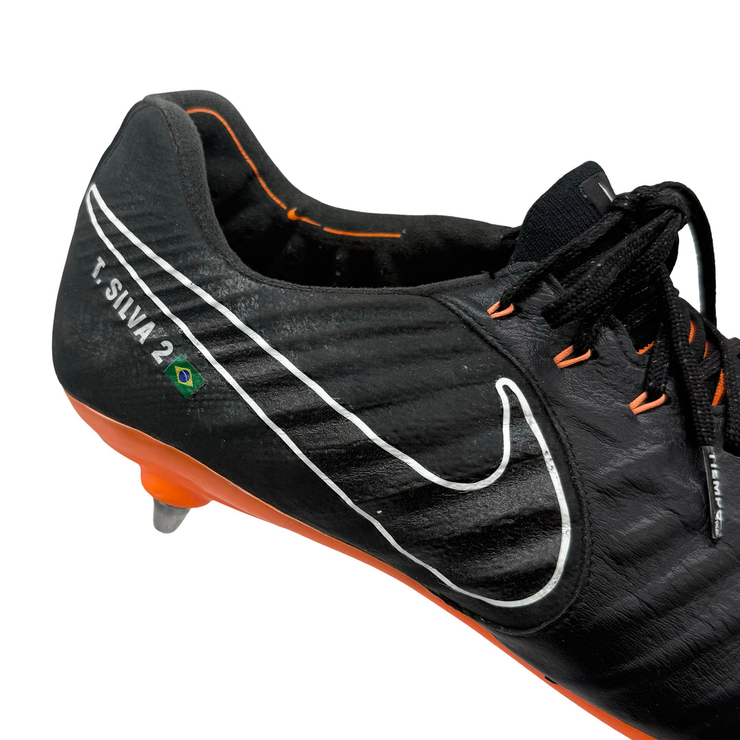 Thiago Silva Match Worn, 1 Goal Scored, Photo-Matched Nike Tiempo Legend VII Elite - 2018 Coupe De France Final, Coupe De La Ligue Final - 2017/18 Domestic Quadruple Season