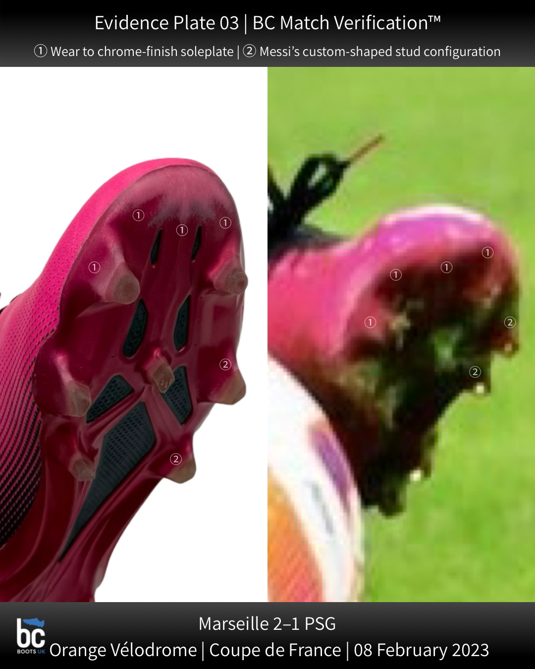 Lionel Messi | Match-Worn Boots | 2022/23 | 4 Goals | First Pair as World Champion | Eighth Ballon d’Or Winning Season