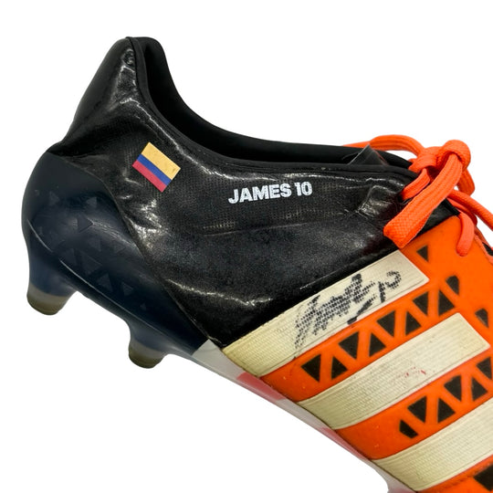 James Rodríguez | Match Worn | Photo-Matched | Dual Signed | 2015/16 | 2 Goals Scored | Adidas Ace 15.1