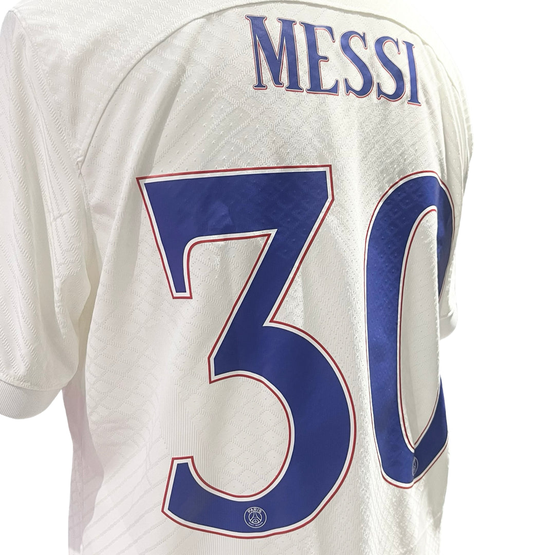 Camiseta Nike Dri-Fit ADV Paris Saint Germain 2022/23, edición especial del partido de Lionel Messi