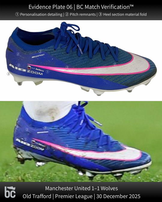 Benjamin Šeško | Match-Worn Boots | 2025/26 | 3 Goals | Manchester United Debut Season
