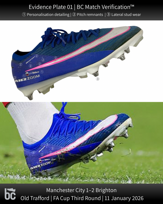Benjamin Šeško | Match-Worn Boots | 2025/26 | 3 Goals | Manchester United Debut Season