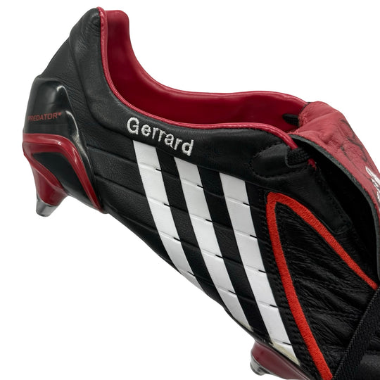 Steven Gerrard Match Issued, Adidas Predator Powerswerve com dupla assinatura - 2007/08