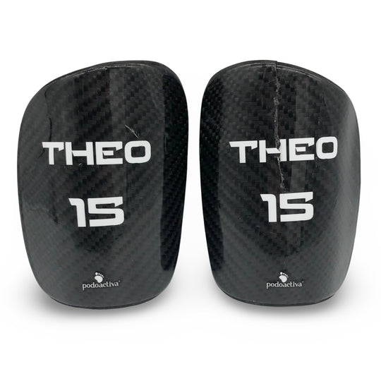 Theo Hernández Match Worn Podoactiva Shin Pads 2017/18