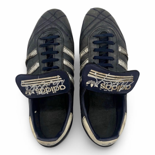 Mark Hughes partido desgastado Adidas Profi firmado 1985 FA Cup Final