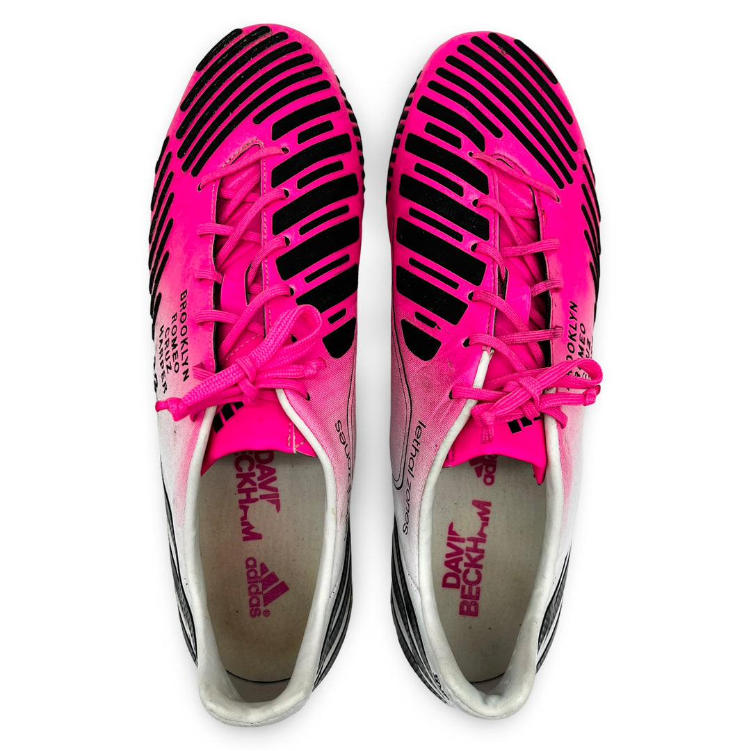 David Beckham Match Worn, Photo-Matched Adidas Predator LZ DB Special Edition - 2012/13