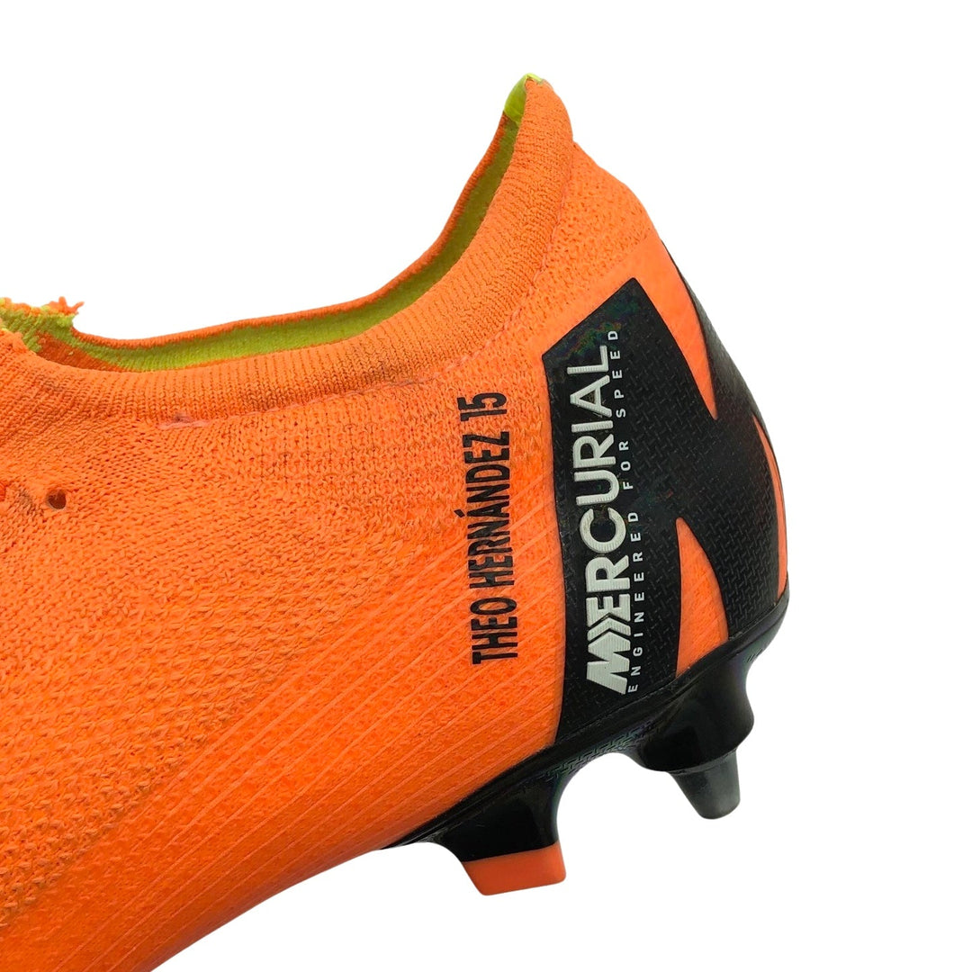 Theo Hernández Match Worn Nike Mercurial Vapor 12 Elite 2017/18