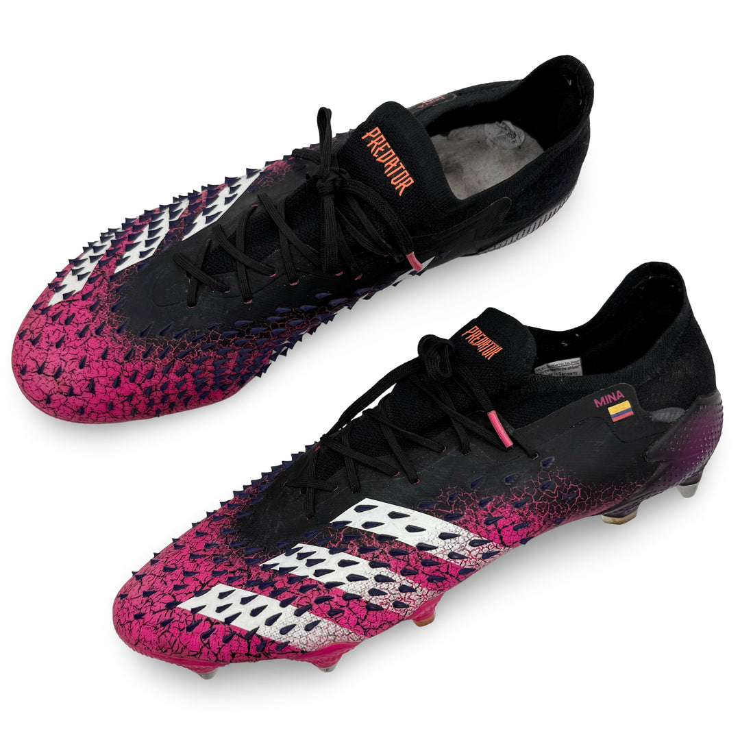 Yerry Mina Match Worn, Dual Signed Adidas Predator Freak.1 - 2021 Copa América & 2021/22
