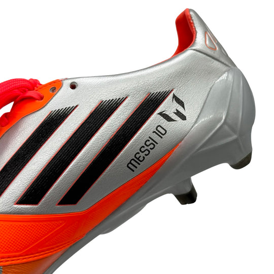 Lionel Messi Match Worn, Photo-Matched, Dual Signed Adidas F50 Adizero - 2012/13 4th Ballon d'Or Season, Record Breaking 91 Goal Year