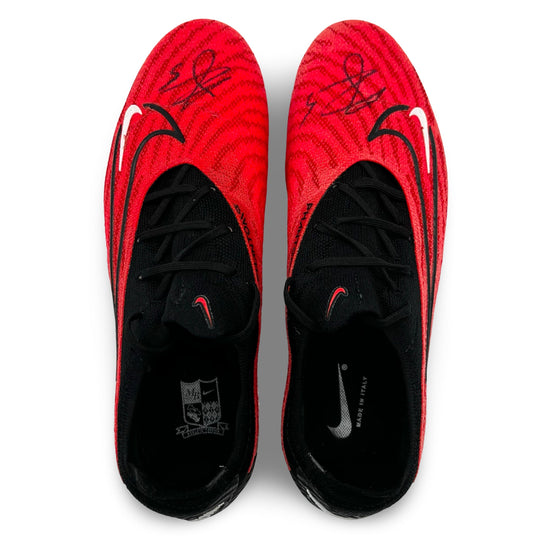 John Stones Match Worn, Photo-Matched, Dual Signed Nike Phantom GX Elite - 2023/24 4-In-A-Row Season