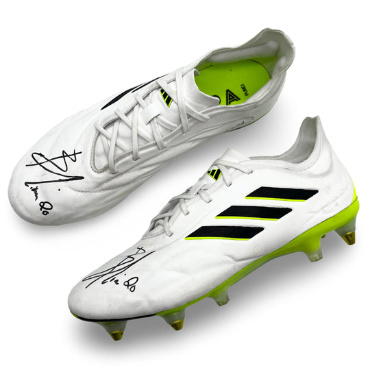 Bernardo Silva Match Worn Adidas Copa Pure.1 Signed 2023/24 4-In-A-Row Season
