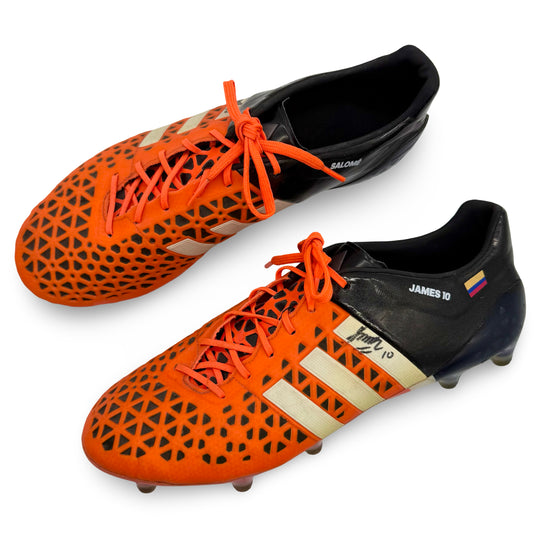 James Rodríguez | Match Worn | Photo-Matched | Dual Signed | 2015/16 | 2 Goals Scored | Adidas Ace 15.1