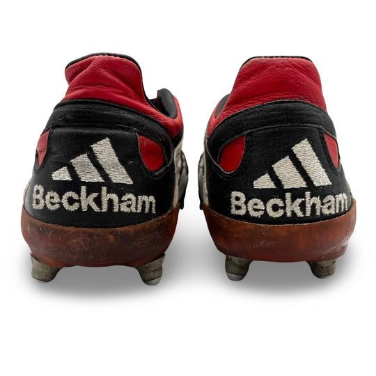 David Beckham Match Worn, Photo-Matched Adidas Predator Accelerator - 1997/98 & 1998/99 Treble Season