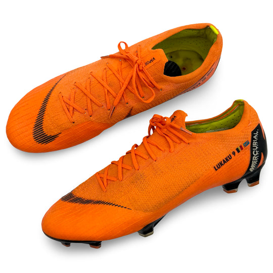 Romelu Lukaku Training Worn Nike Mercurial Vapor 12 Elite - 2017/18