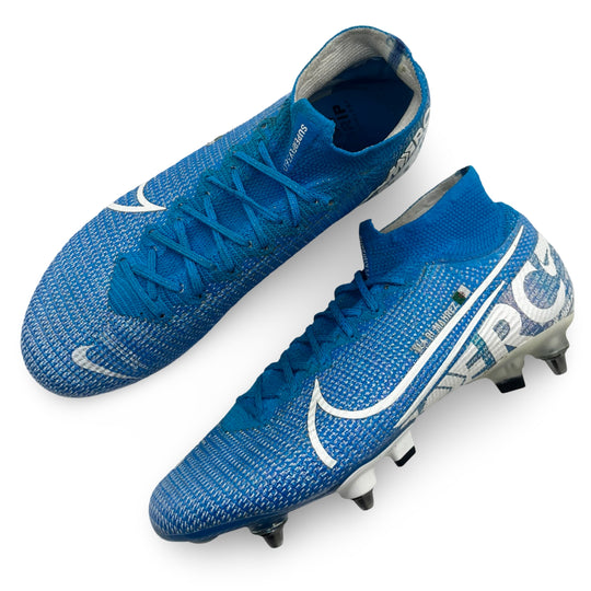 Riyad Mahrez Match Worn Nike Mercurial Superfly 7 Elite 2019/20