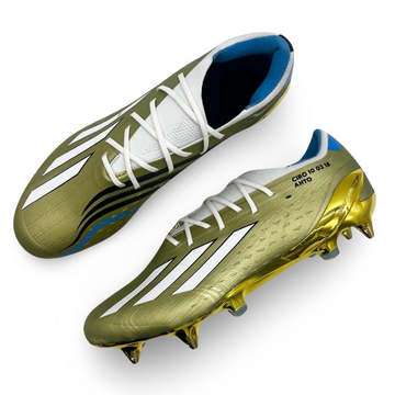 Lionel Messi Match Issued Adidas X Speedportal.1 'Leyenda' 2022 FIFA World Cup