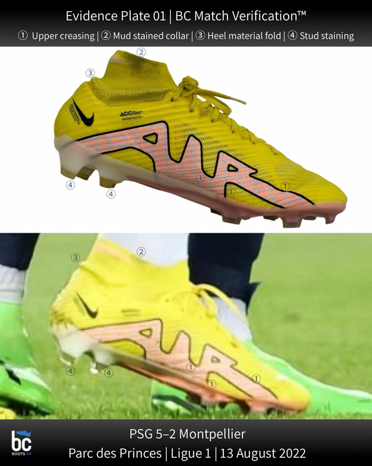 Mbappe match-worn boots BC Match Verification 01
