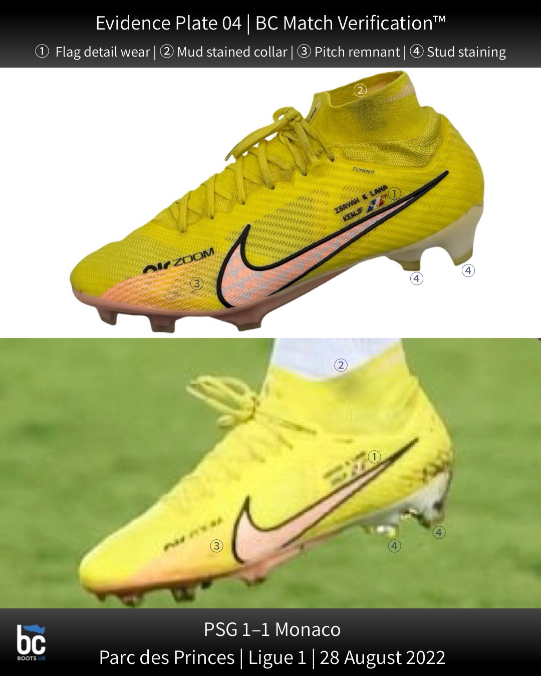 Mbappe match-worn boots BC Match Verification 04