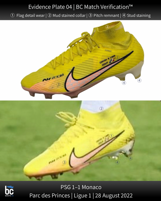 Mbappe match-worn boots BC Match Verification 04