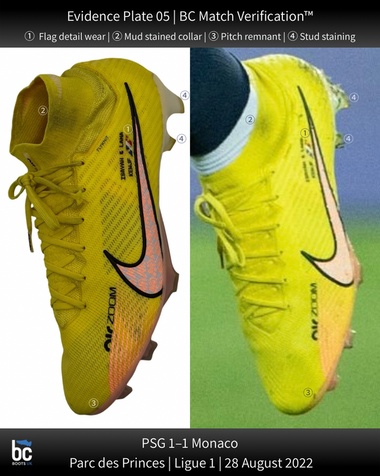 Mbappe match-worn boots BC Match Verification 05
