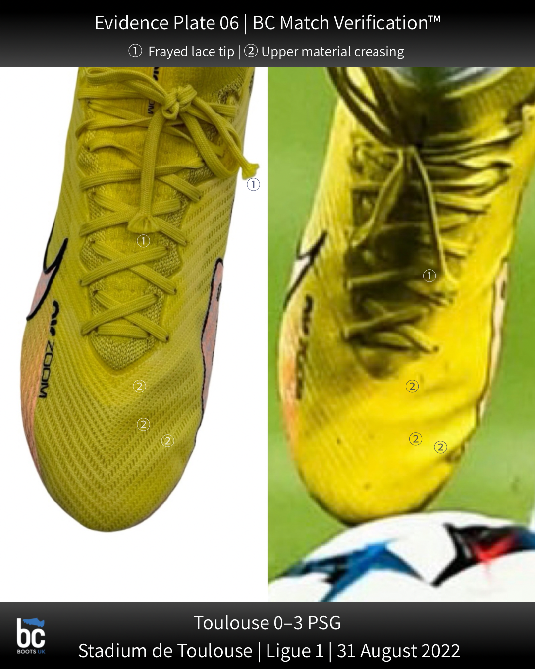 Mbappe match-worn boots BC Match Verification 06