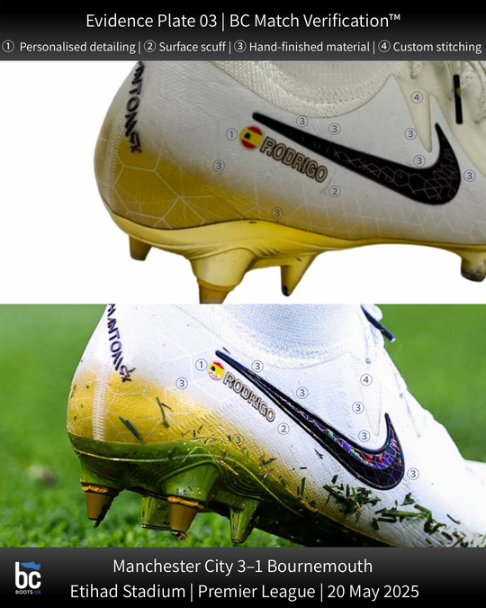 Rodri match-worn boots BC Match Verification 03