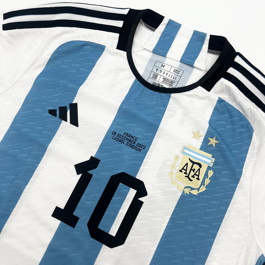 Camiseta Adidas HEAT.RDY de Lionel Messi para la final de la Copa Mundial de la FIFA Argentina vs Francia 2022