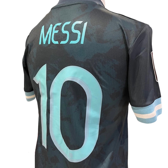 Lionel Messi partido emitido Adidas calor. RDY partido camisa Argentina vs Perú 2022 FIFA Copa Mundial calificador