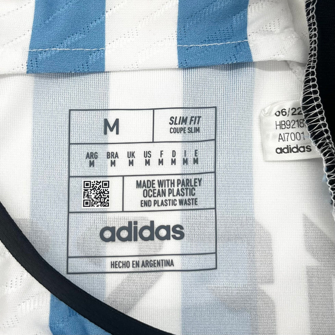 Camiseta Adidas HEAT.RDY de Lionel Messi para la final de la Copa Mundial de la FIFA Argentina vs Francia 2022