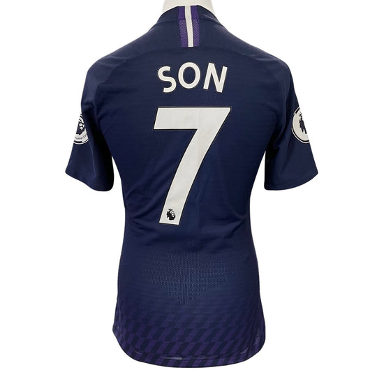 Camiseta Nike Vaporknit Premier League del Tottenham Hotspur, usada en partido y con foto coincidente, de Son Heung-Min: Wolves 1-2 Spurs, 2019/20