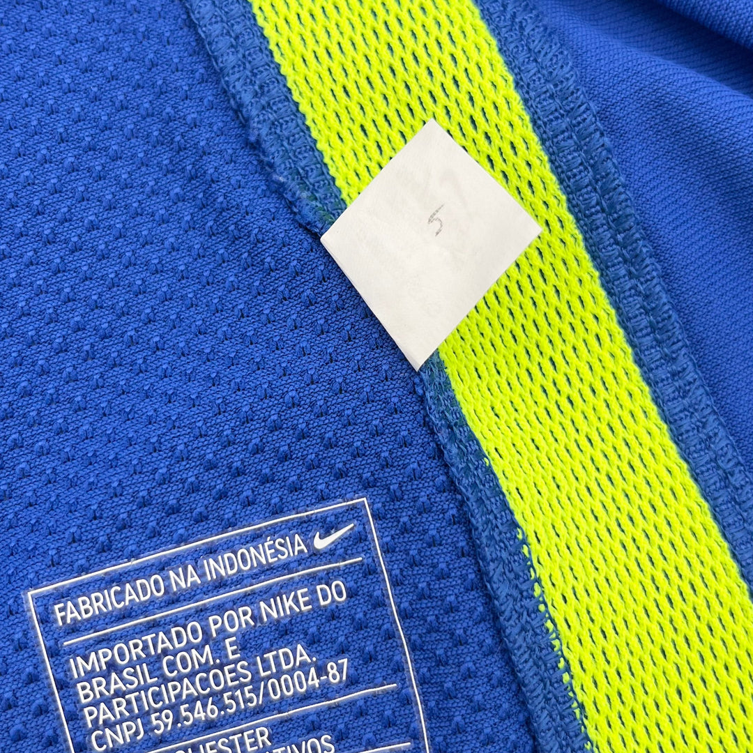 Camiseta Nike Dri-Fit usada en partido, sin lavar y con foto de Neymar Jr. - Ecuador 0-3 Brasil, clasificación para la Copa Mundial de la FIFA 2018