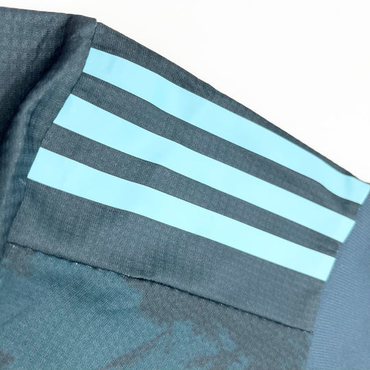 Lionel Messi partido emitido Adidas calor. RDY partido camisa Argentina vs Perú 2022 FIFA Copa Mundial calificador